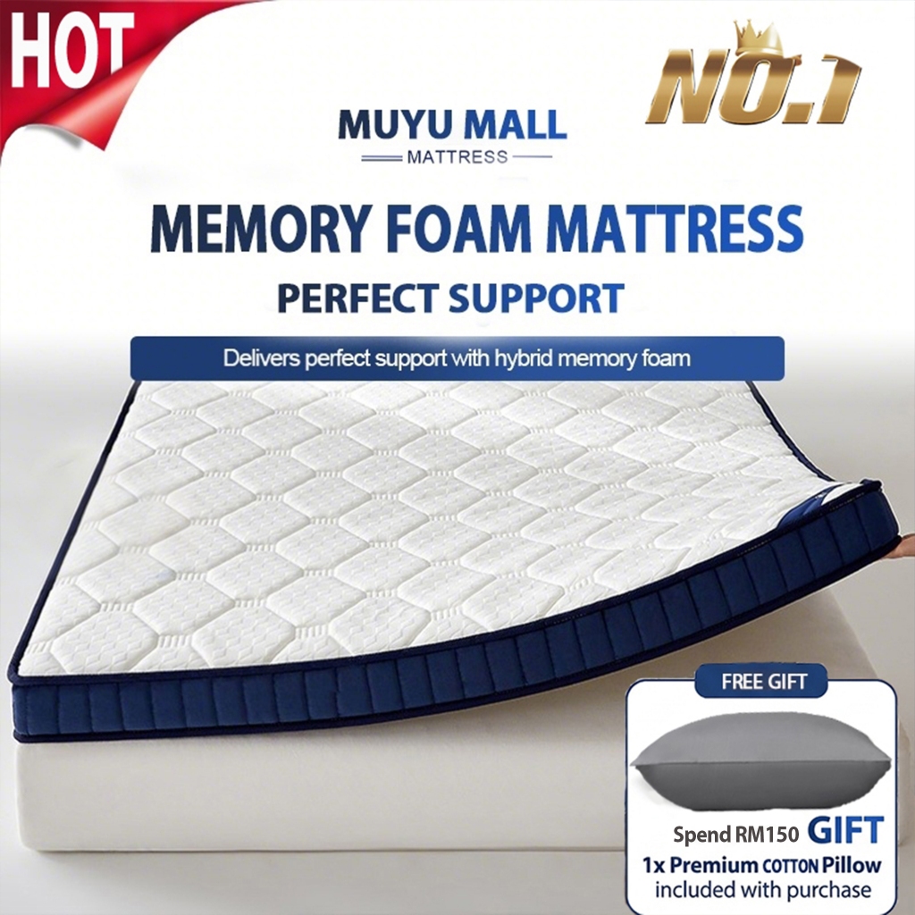 【 】10CM Latex Tilam Single/ Queen/King Tatami Anti-mite Foldable Mattress