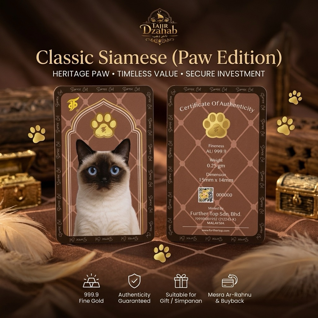 0.25g Further Top Gold 999.9 Coin Mini Bar Gold 999.9 Syiling Emas&hellip;