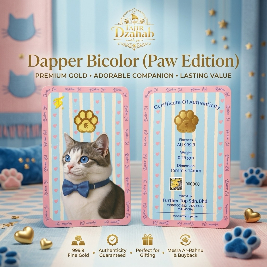 0.25g Further Top Gold 999.9 Coin Mini Bar Gold 999.9 Syiling Emas&hellip;