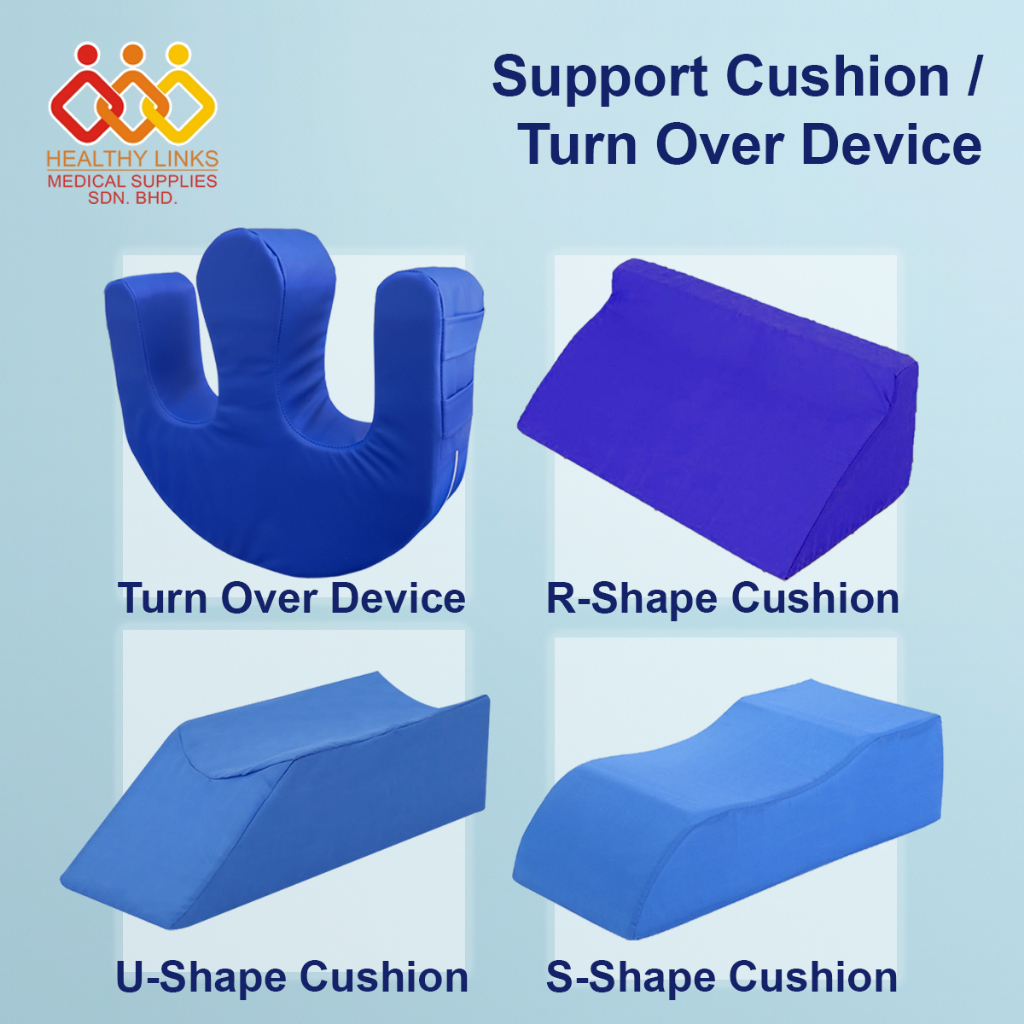 Anti-Bedsore Bed Turn Over / R-Shape Back Support Sponge Cushion / S or U Shape Knee Support Cushion