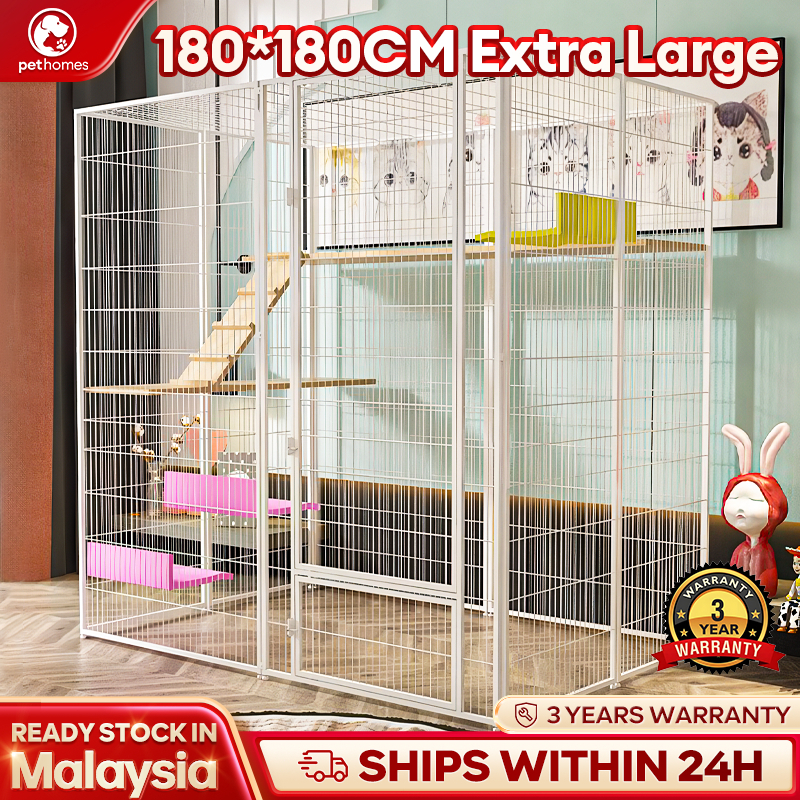 Cat Cage Extra Large XXL Sangkar Kucing Besar Cat Villa Outdoor & Indoor Spacious Cat House 超大猫笼 大猫屋