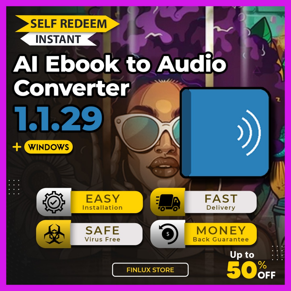 [SELF REDEEM] AI Ebook to Audio Converter v1.1.29 Latest 2026 Lifetime For Windows