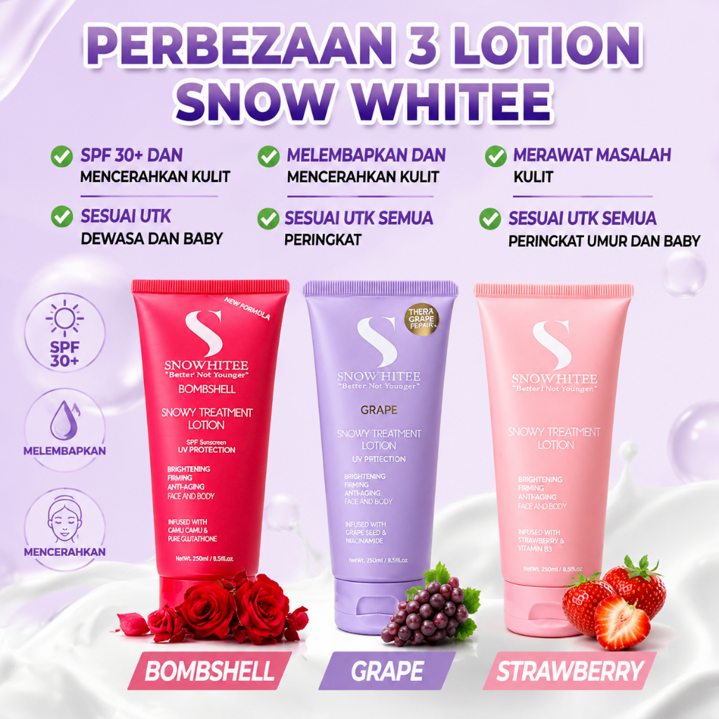SNOWHITEE Susu Unta Treatment Lotion - Merawat Eczema & Sel Kulit Mati