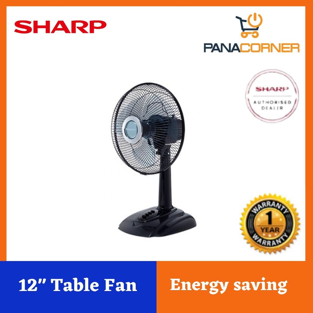 Sharp 12" 16" Table Fan / Stand Fan PJT129GY / PJT169BL / PJT169GY / PJS169GY Kipas Meja / Kipas Berdiri