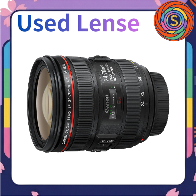 【Secondhand】Canon EF 24-70mm F4L IS USM Standard Zoom Lens EF-mount Full Frame DSLR L-series used pre-loved