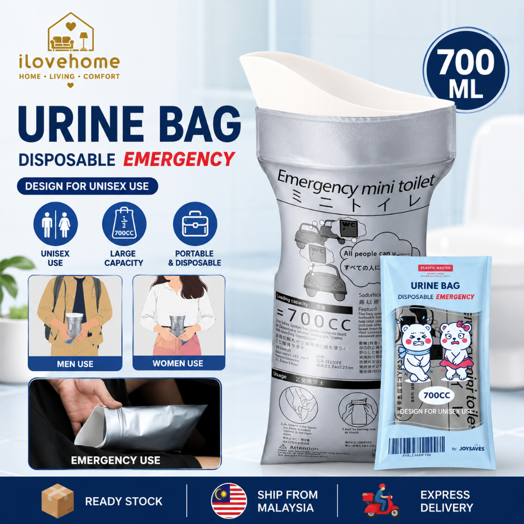 Disposable Emergency Urinate Bags 700ml Car Mini Toilet Unisex Vomid Bag Urine Portable Travel Traffic Jam
