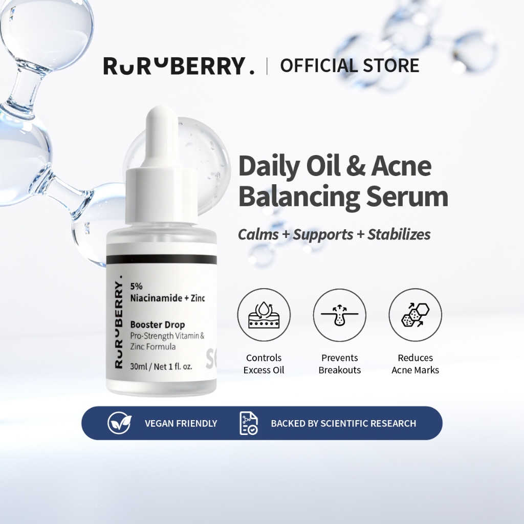 Ruruberry 5% Niacinamide + Zinc Serum (30ml)