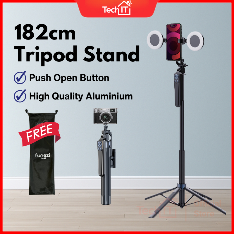 Funezi Selfie Stick Tripod For Phone Stand Holder Monopod Selfie Stick Tripod 3 in 1 Tripod Stand