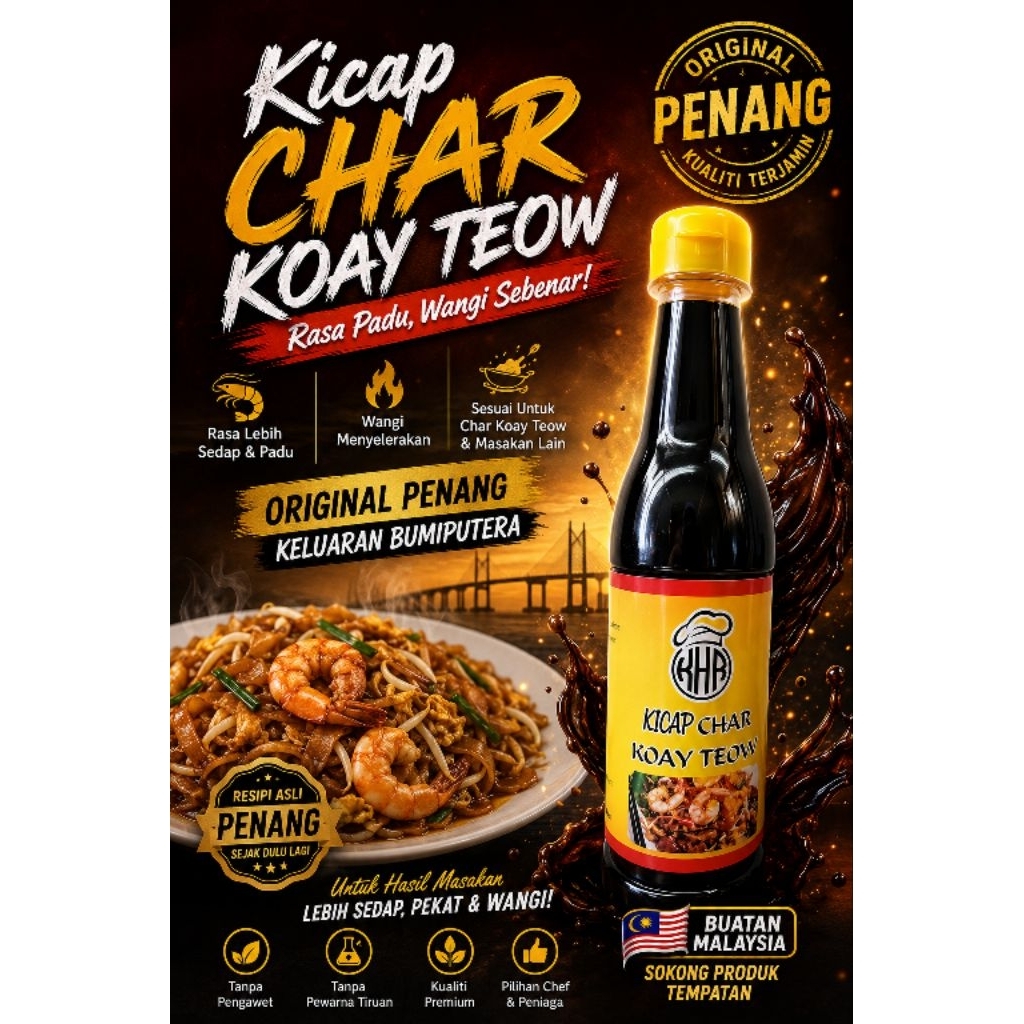 Kicap Char Kuey Teow KHR🔥Original Penang🔥