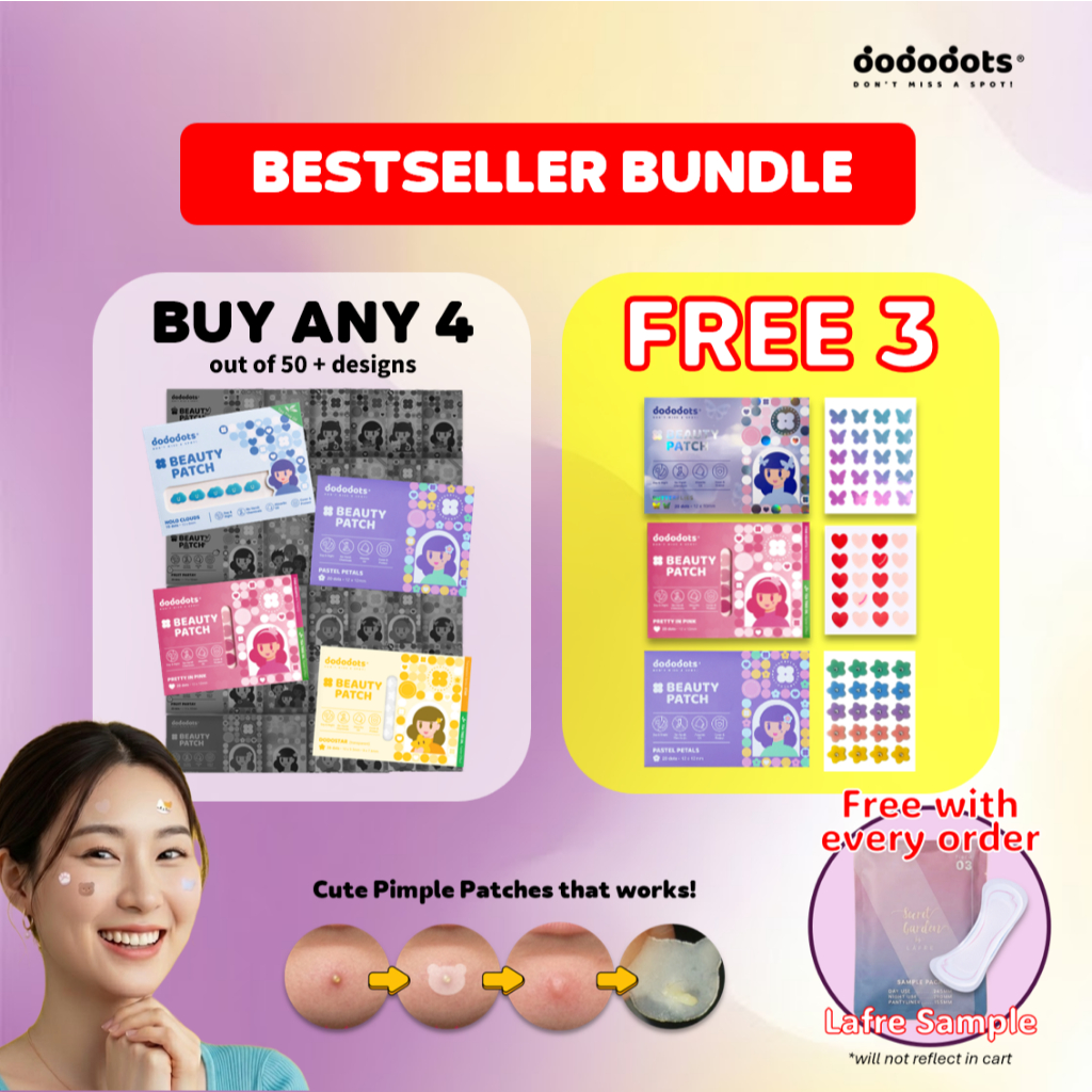 [BUY 4 FREE 3] Dododots Pimple Patches - All Products | Asia's No.1 Clinical-Grade Hydrocolloid Acne Patch w TeaTreeOil