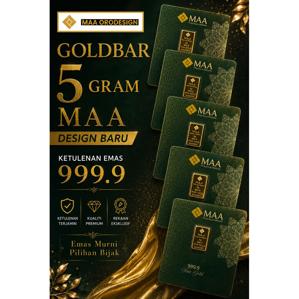 goldbar 5g MAA new AU 999.9