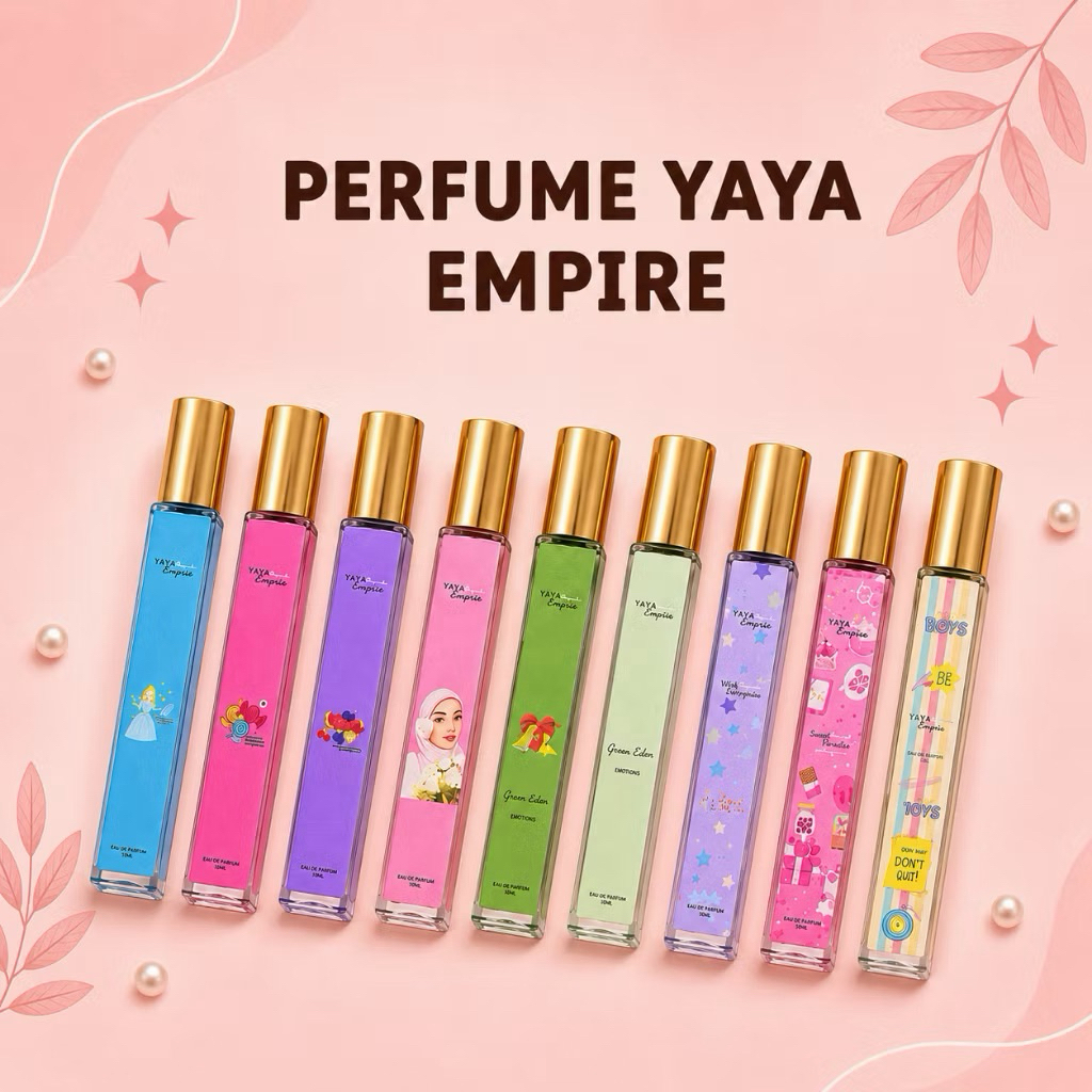 ✨ORIGINAL HQ✨‼️ PERFUME YAYA VIRAL Perfume 10ML X MIA AZAHAR PERFUME 10ML Trial Yaya Empire + harga murah❤️