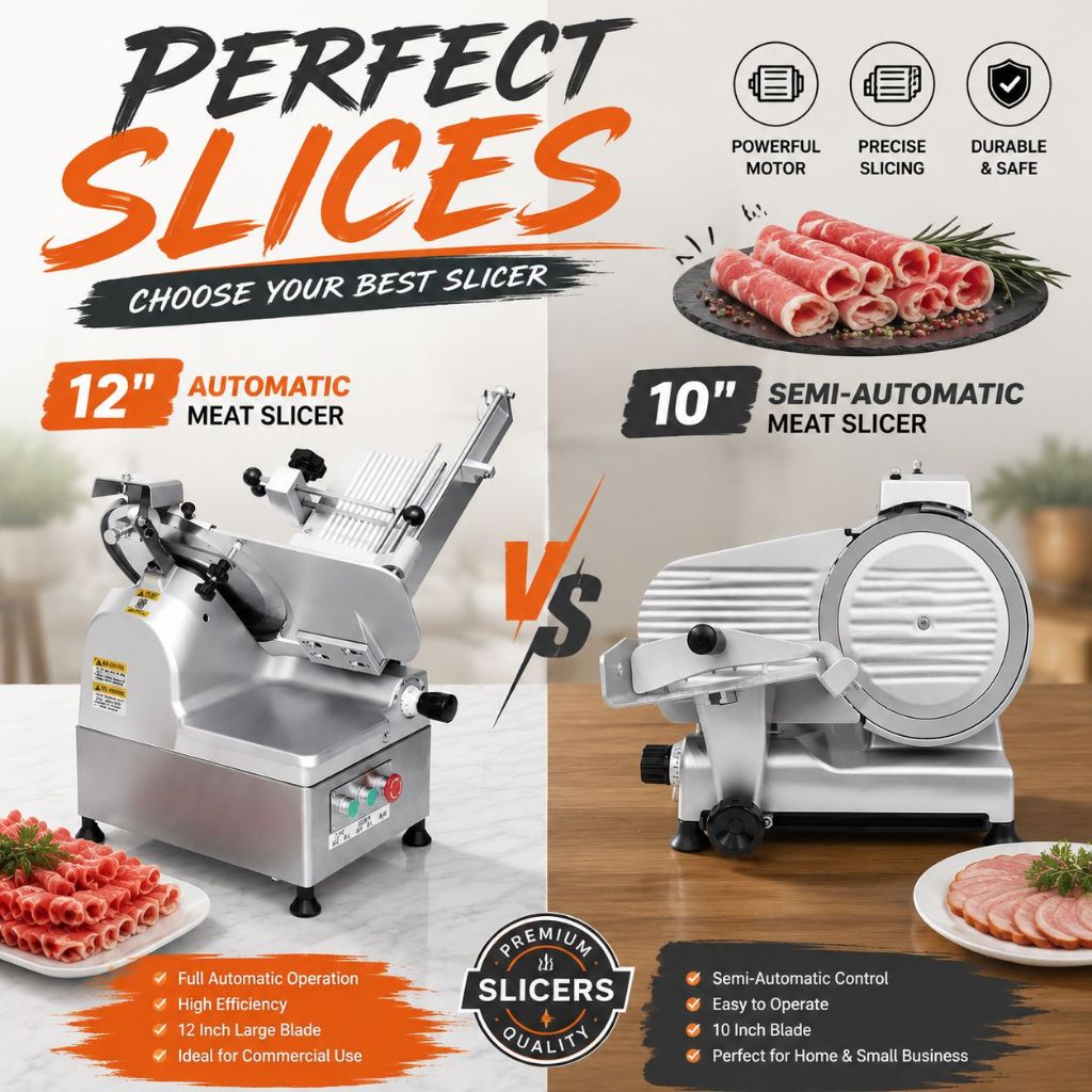 Meat Slicer 250ES (10”) & 300ES (12”) | Commercial Meat Slicer | Mesin Potong Daging