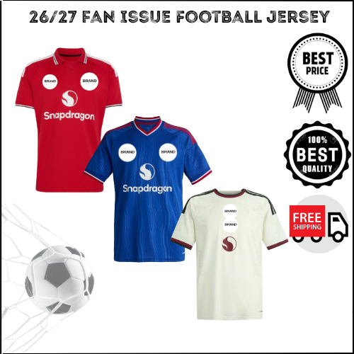 (Top Grade)Man U_Home Away 3rd Kit Player Fan Issue Football Jersey Kit 2026/27 & 2025/26 Jersey Murah Bola_MU