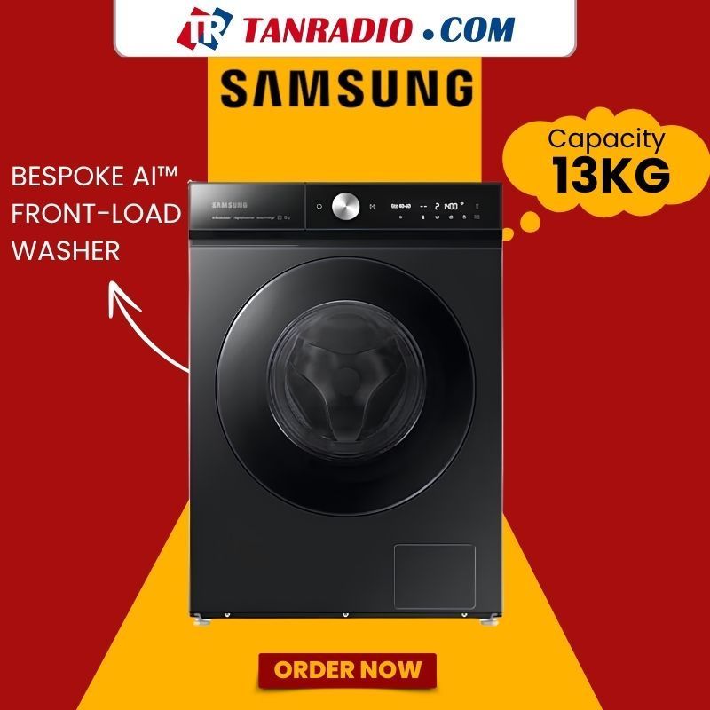Samsung 13KG Bespoke AI Front Load Washing Machine with AI Ecobubble & AI Wash - WW13BB944DGBFQ