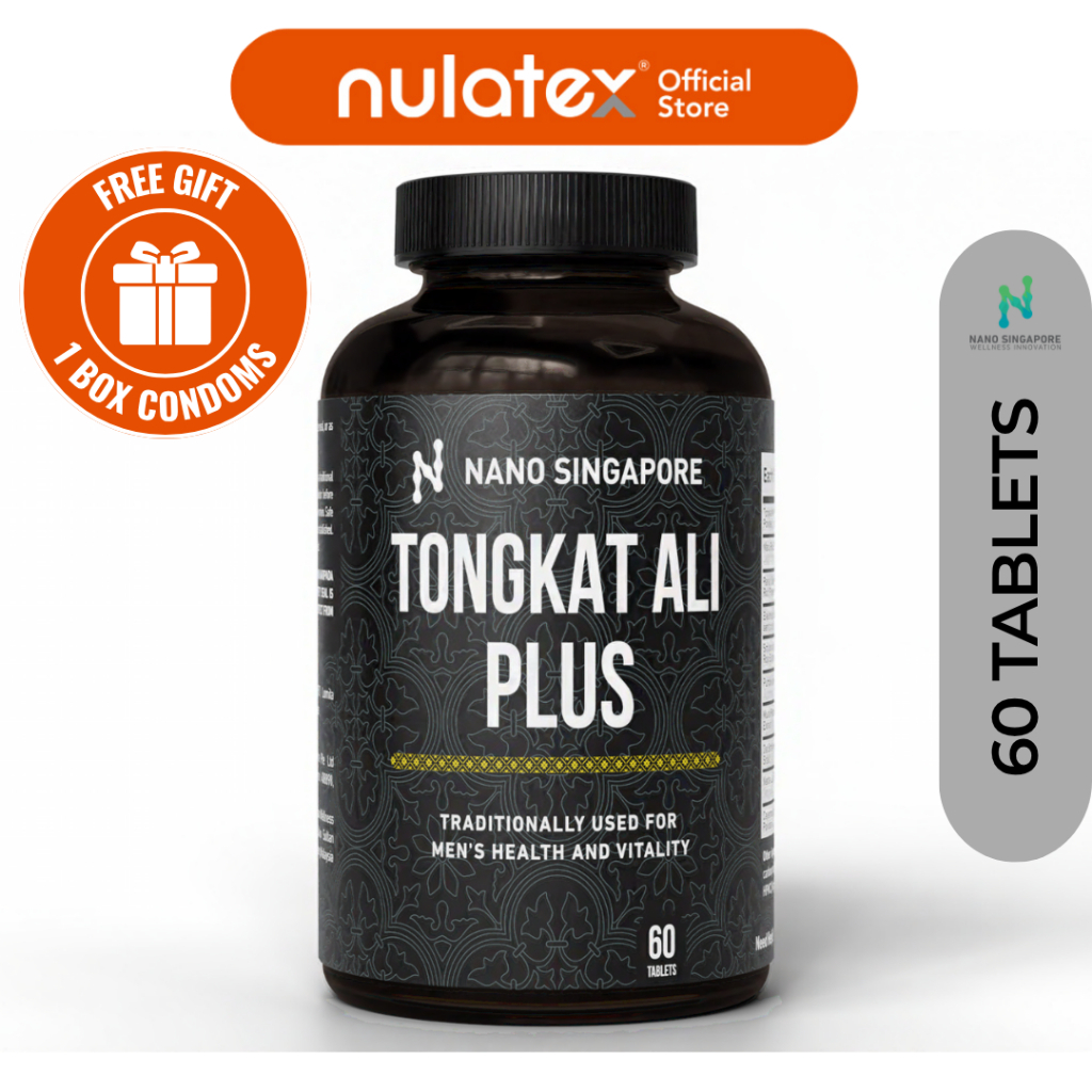 Nano Singapore Tongkat Ali Plus With 19 All Natural Herbs - Men Vitality, Energy & Performance Booster