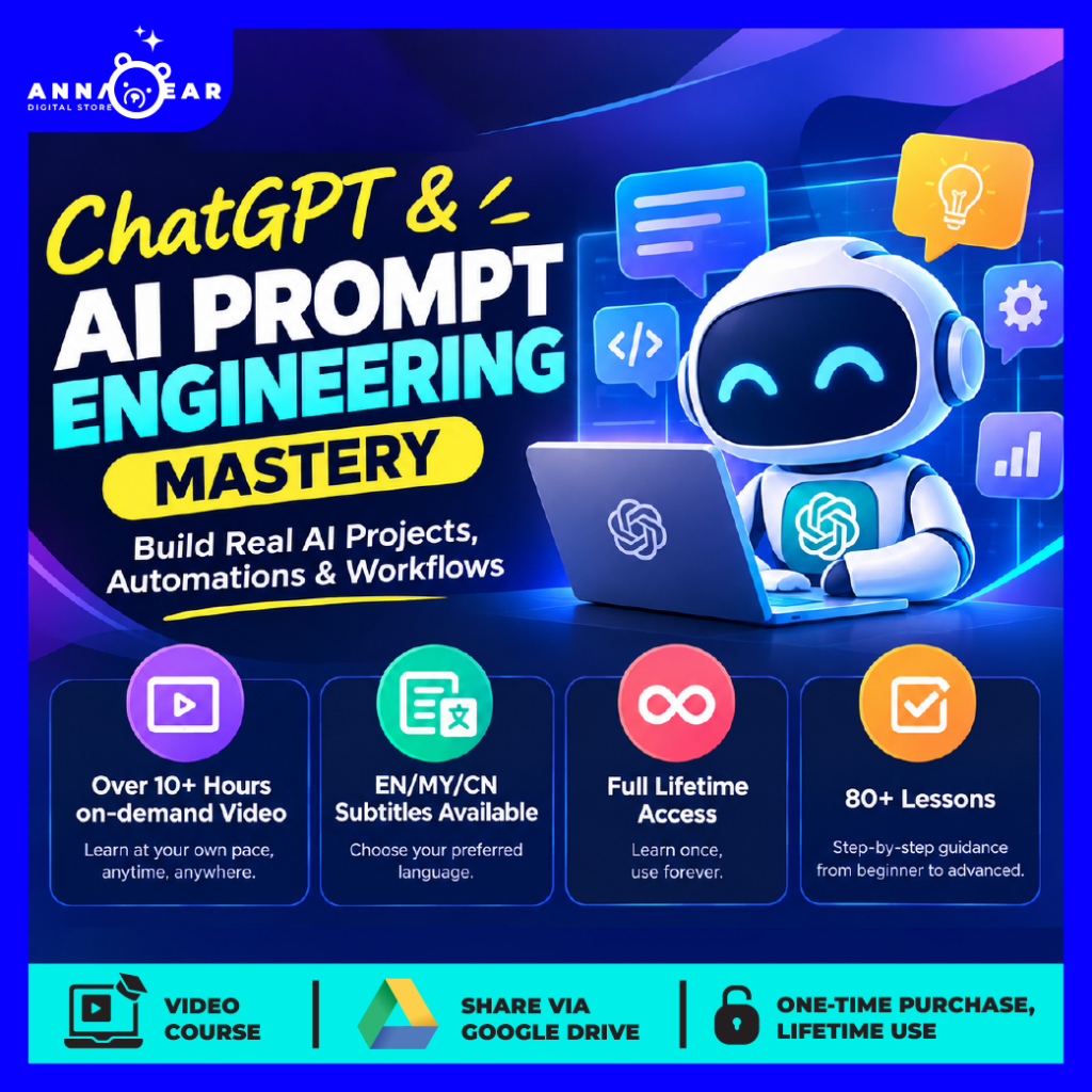 [Video Course] AI Prompt Engineering Masterclass | AI Tools, Automation & Workflows