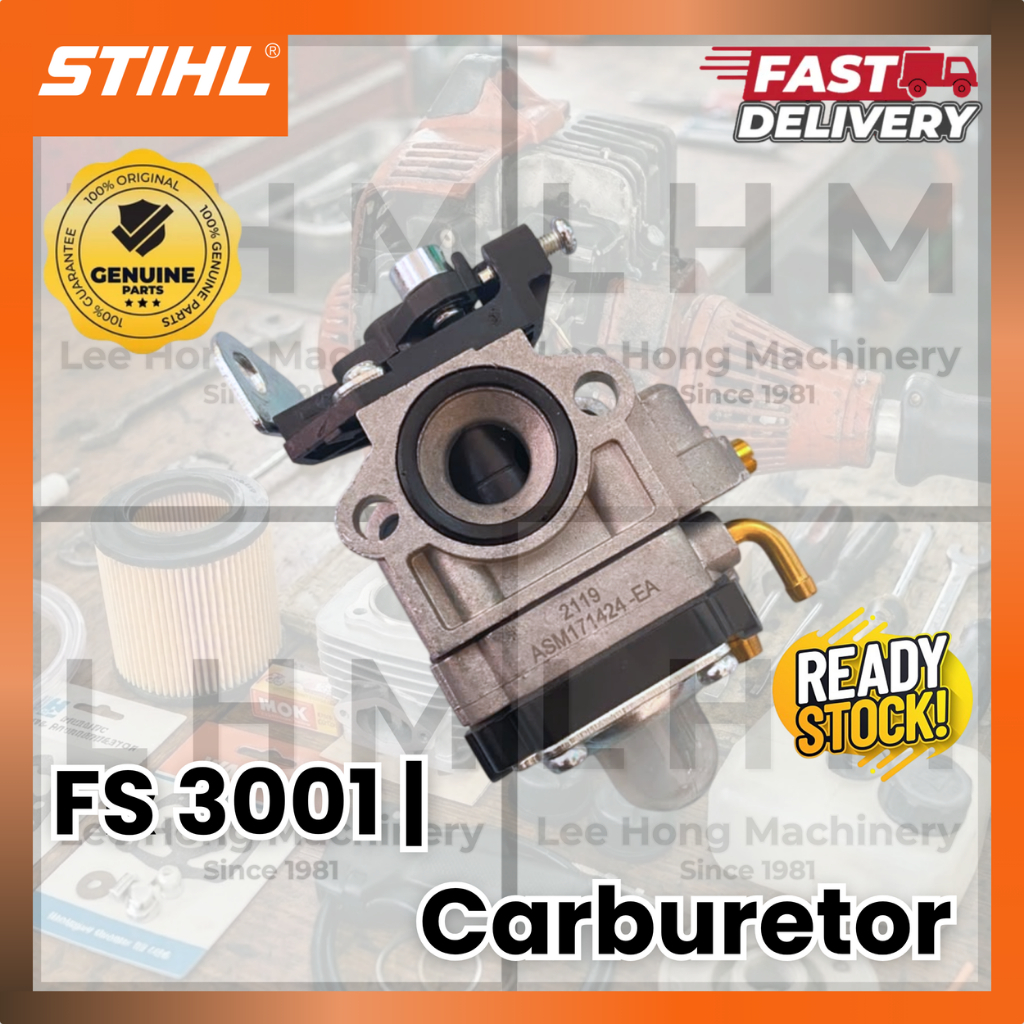 GENUINE PARTS FS3001 | STIHL Brushcutter Carburetor | FS3001 Mesin Potong Rumput Carburetor