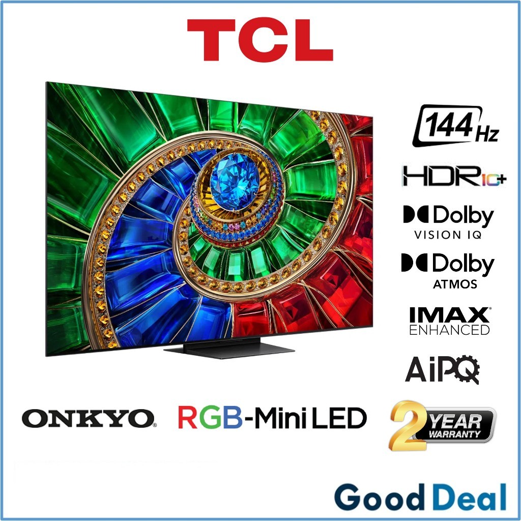 TCL A400M QD Mini LED / Q7D RGB Mini LED Google Smart TV 144Hz Ultra Slim Design