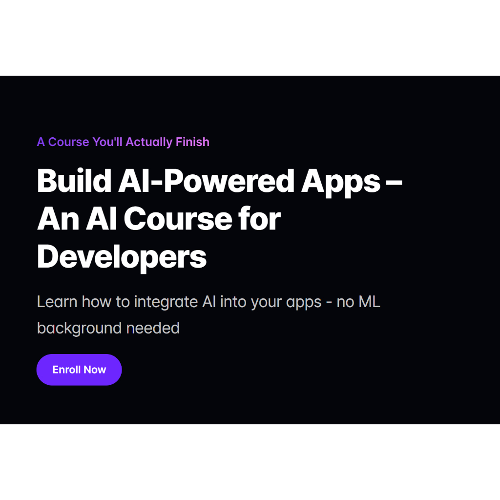 Code With Mosh Video Course-Build AI-Powered Apps – An AI Course for Developers |  Build-ai-powered-apps