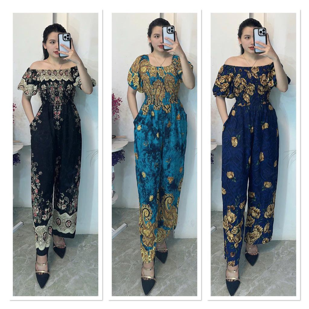 IYAWO JUMPSUITS COTTON RAYON FREE SIZE FIT 45KG-75KG