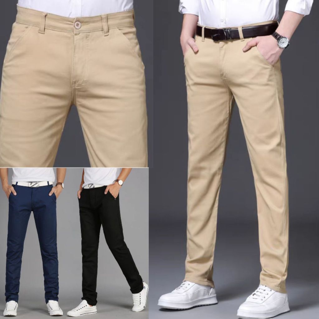 ?Premium Quality?Seluar Slack Stretchable Chinos Official Formal Pants - Slimfit Casual Pants