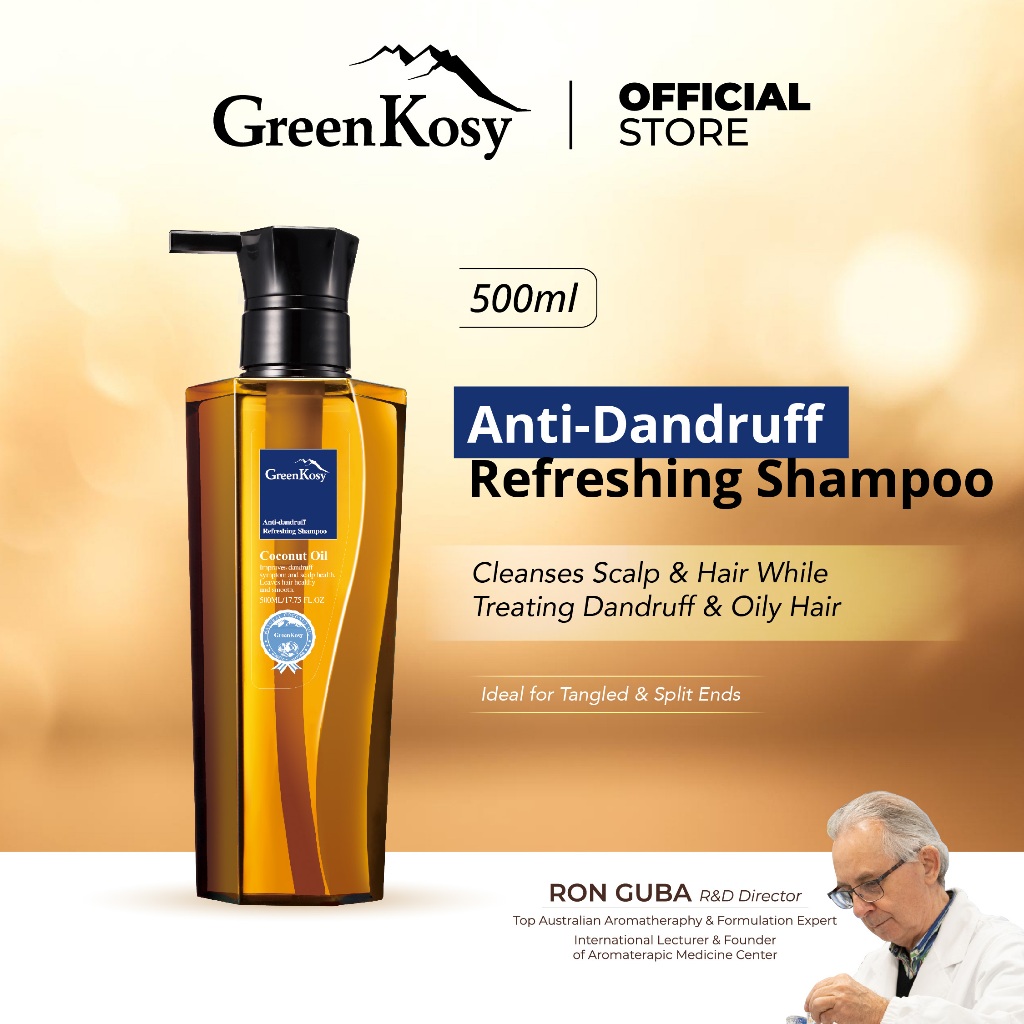 GreenKosy Anti-Dandruff Refreshing Shampoo - Moisturizing & Nourishing