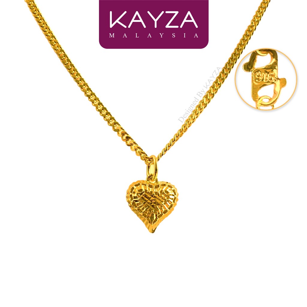 108N (12.1g) KAYZA Evara Necklace Handcrafted Designs in Vietnamese Emas