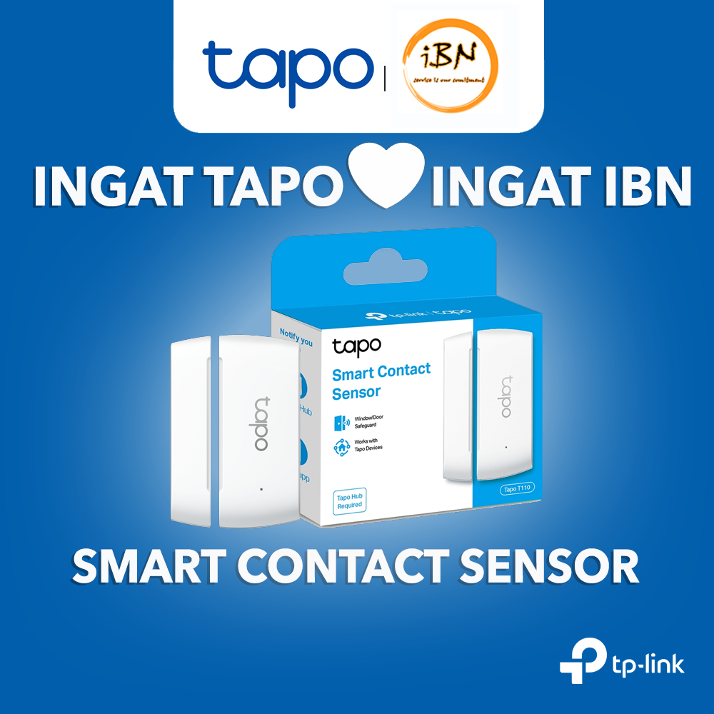 TP-Link Smart Doors And Windows Contact Sensor Tapo T110 ( Remote Control & Hub Tapo H100 Reqiurement ) @ IBN