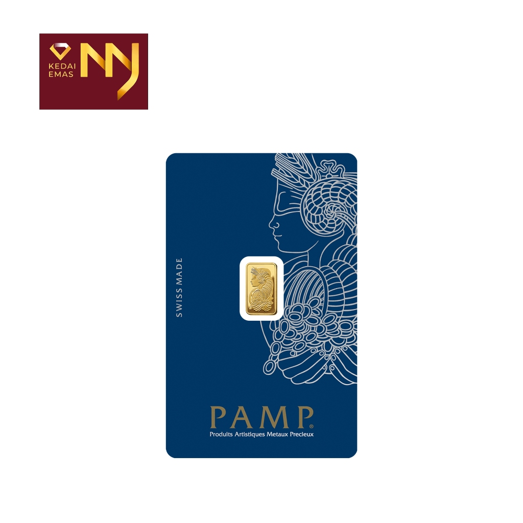 PAMP SUISSE 1GRAM GOLD BAR 999.9 (LADY FORTUNA)