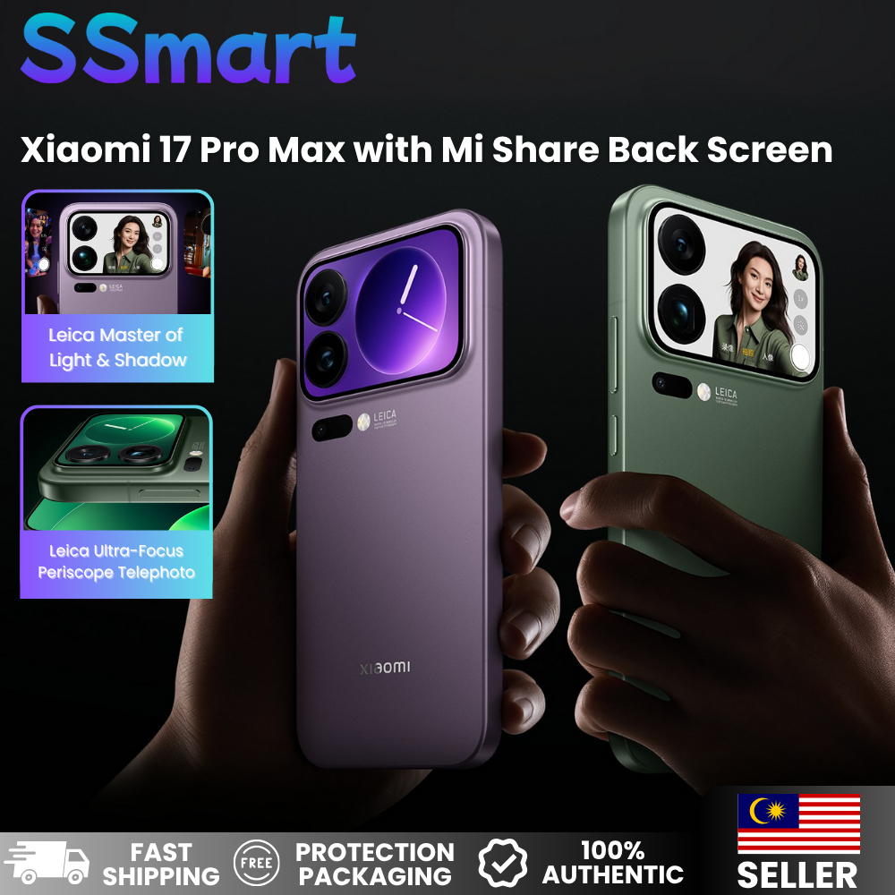 Xiaomi 17 Pro Max with Mi Share Back Screen 7500mAh Leica Ultra-Focus Periscope Telephoto