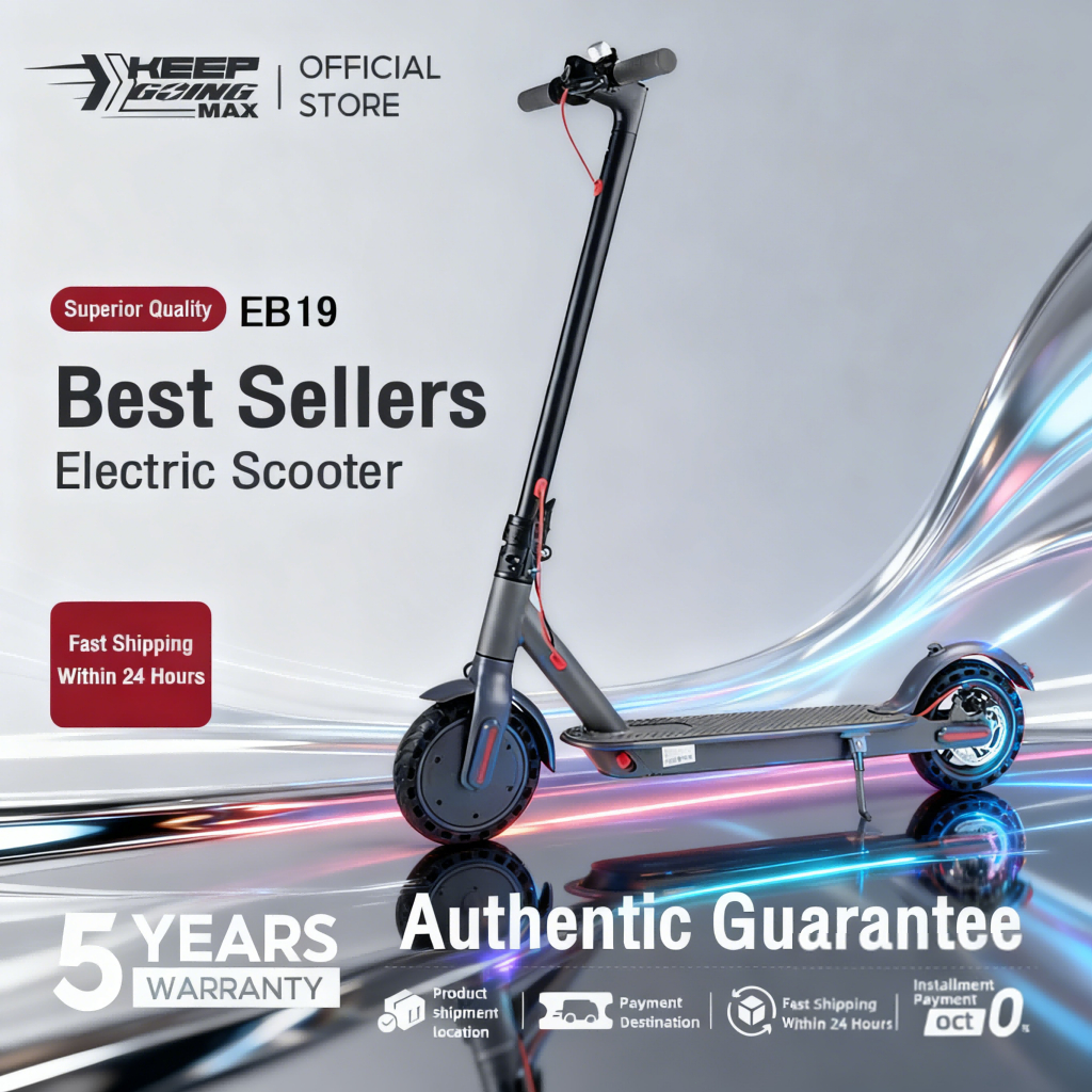 KEEP Scooter Electric Skuter Elektrik Foldable & Adjustable Scooter Outdoor Skuter Luar New X Evo