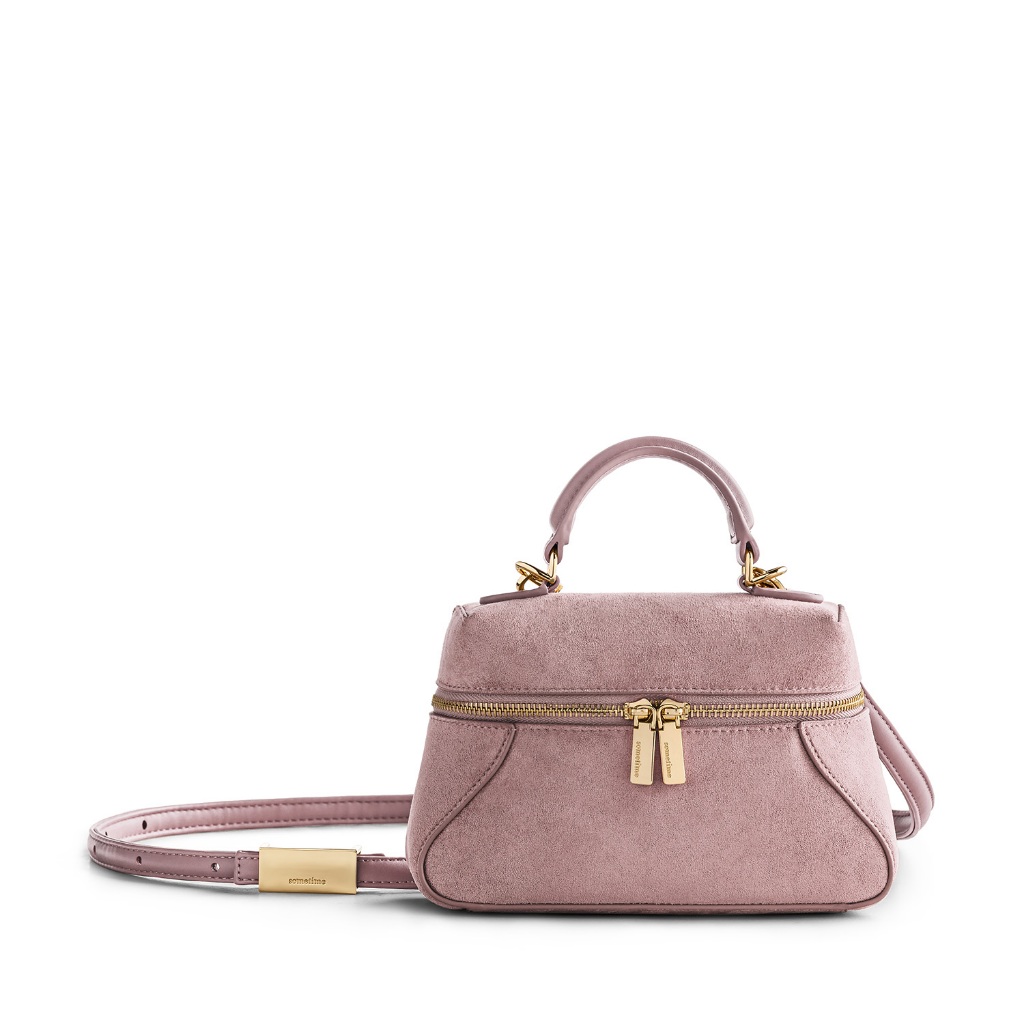 Sometime Zipzip (suede) - crossbody bag