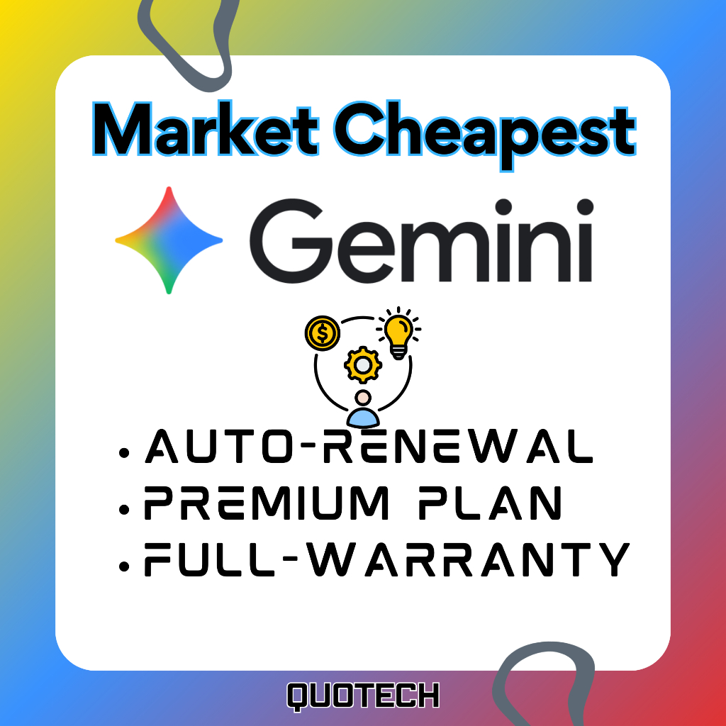 Gemini Pro 2.5 Google AI – 2TB Plan Google One – Write, Translate, Analyze, Create Images