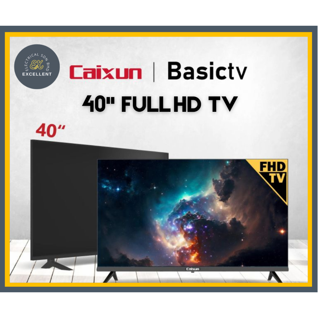 CAIXUN 40" FHD BASIC TV DIGITAL TV MY TV FULL HD TELEVISION 电视机高清