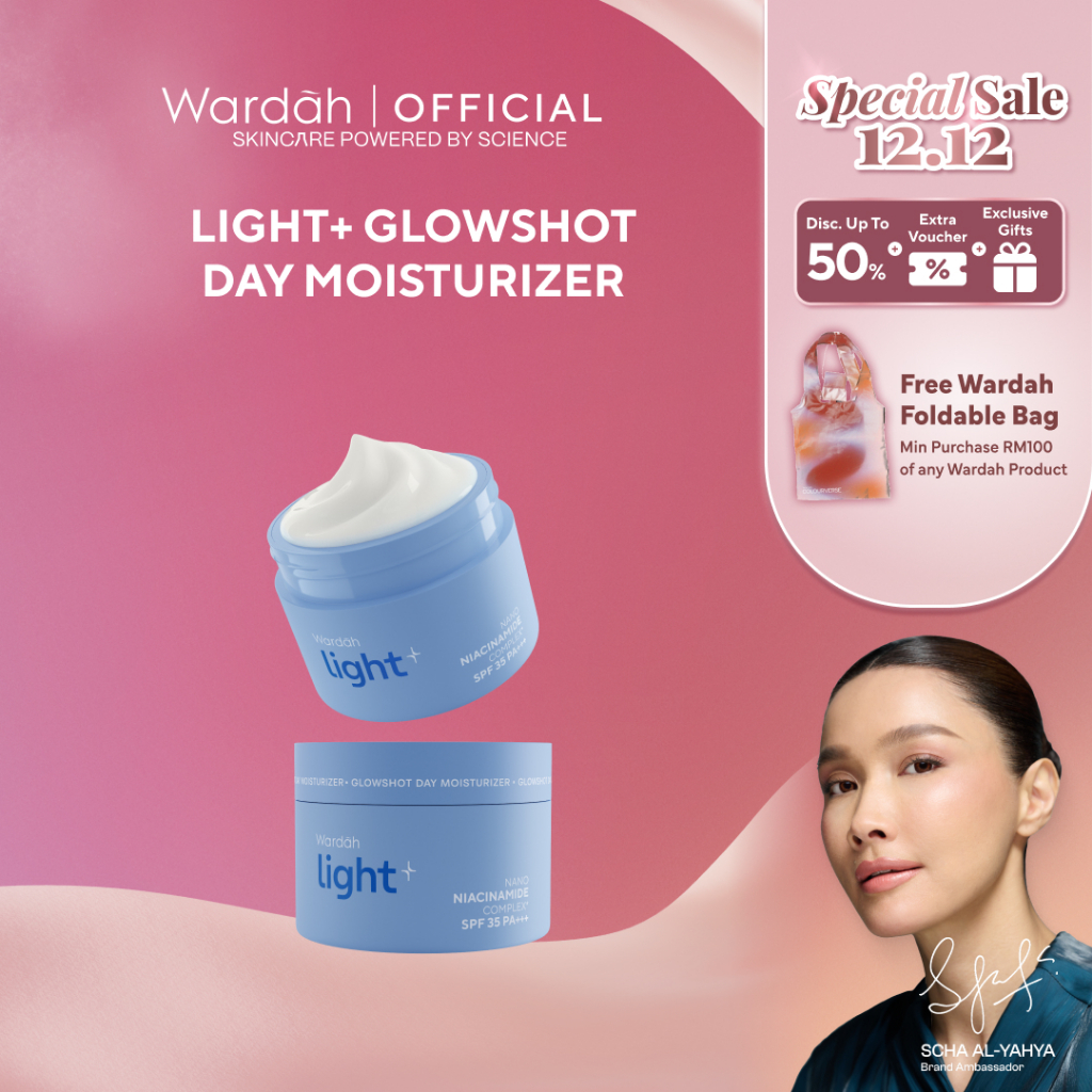 Wardah Light+ Glowshot Day Moisturizer 30 g
