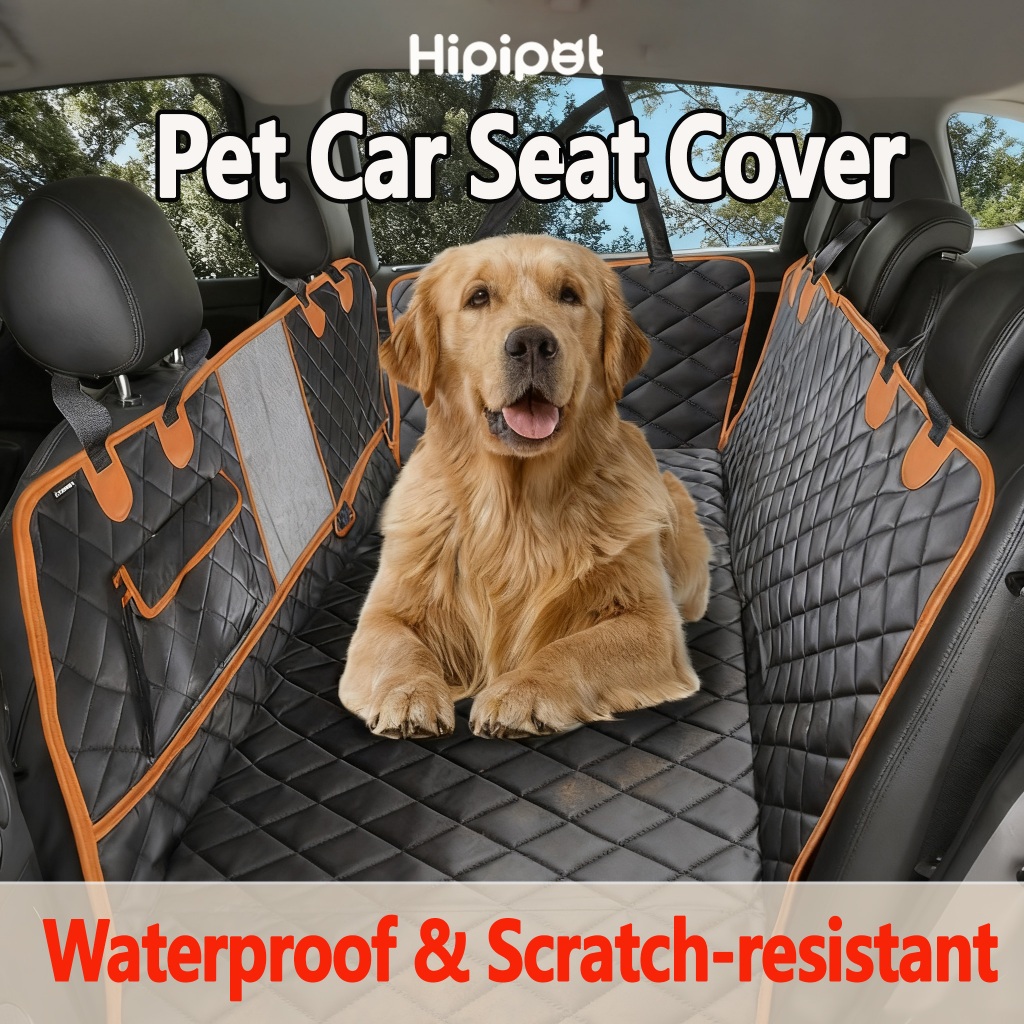 Car Backseat Cover Dog Hammock Seat Cover Waterproof Nonslip Rubber Backing Protector Washable Durable Pet Dog Car Seat