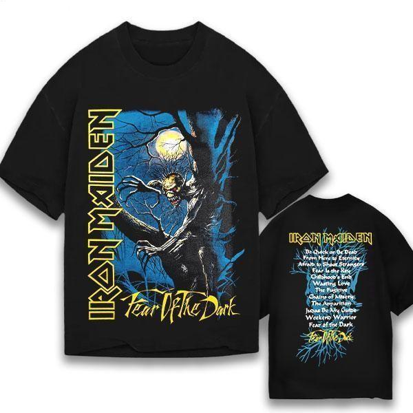 Iron Maiden Takut T-Shirt Gelap