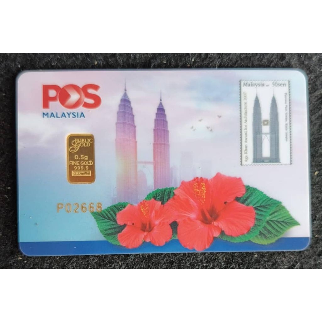 Gold bar 0.5gram 999.9