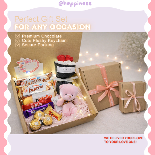 Surprise Gift Box Chocolate Woman | Man Kotak Hadiah Coklat Lelaki | Perempuan | Birthday | HariJadi