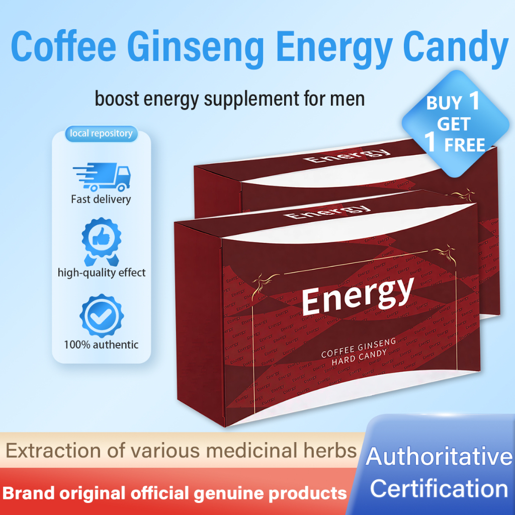 Coffee Ginseng Energy Candy, Functional Candy for Vitality, Energy, and Refreshment