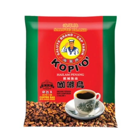CAP TABIK SALUTE Kopi O Hailam Penang 2-in-1 (20 Sachets) By PenangToGo