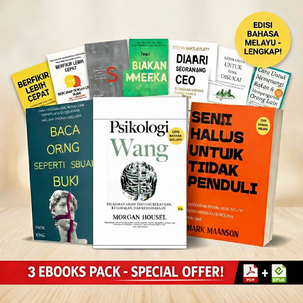 [SPECIAL PACKAGE] 🔥 Deal Jimat! RM9.90! Pakej 3 Ebook Bahasa Melayu | Pilih 3 Ebook Popular