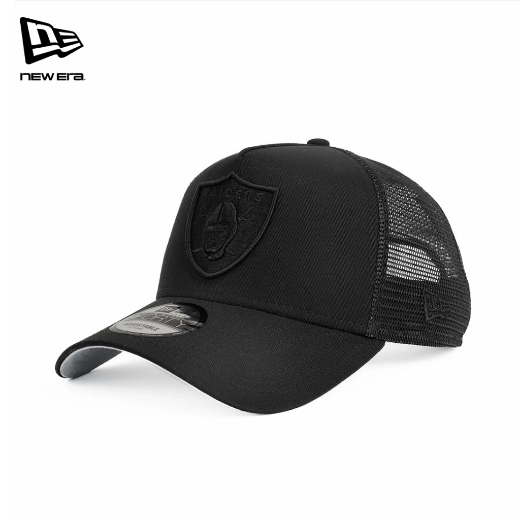 New Era 9FORTY A-Frame Trucker Las Vegas Raiders Black Snapback Cap