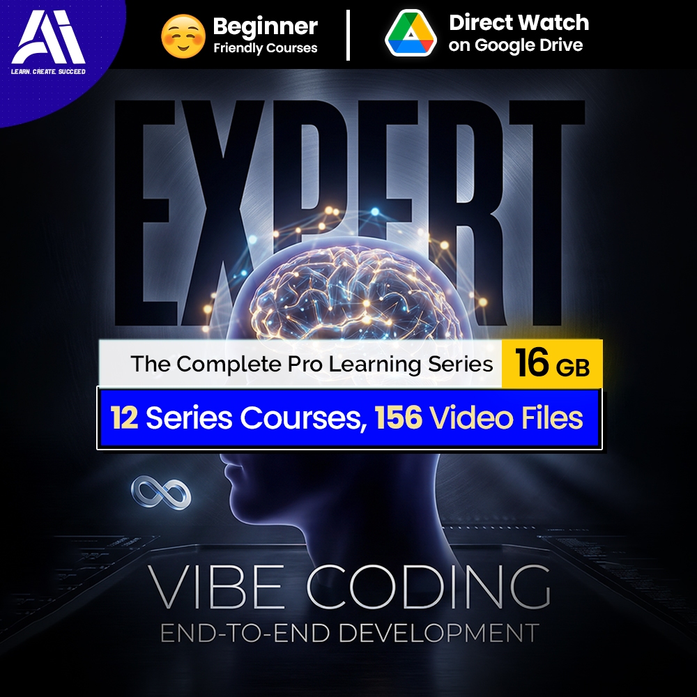 156 Ai Coding Course - 12 Series Vibe Coding Video Lessons  | Coding With AI | Learn Coding | Learn Ai Coding