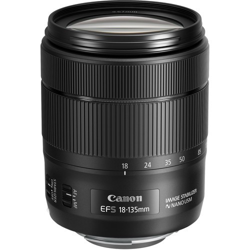 Canon EF-S 18-135mm F3.5-5.6 IS USM Lens NANO USM All Round Zoom Lens (White Box)