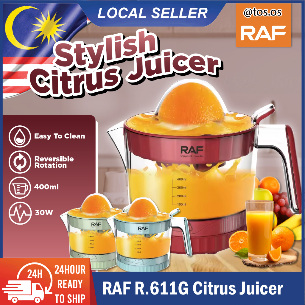 RAF R.611G Mesin Pemeras Jus Citrus Mudah Digunakan, Jus Oren Lemon Limau Segera / Citrus Juicer