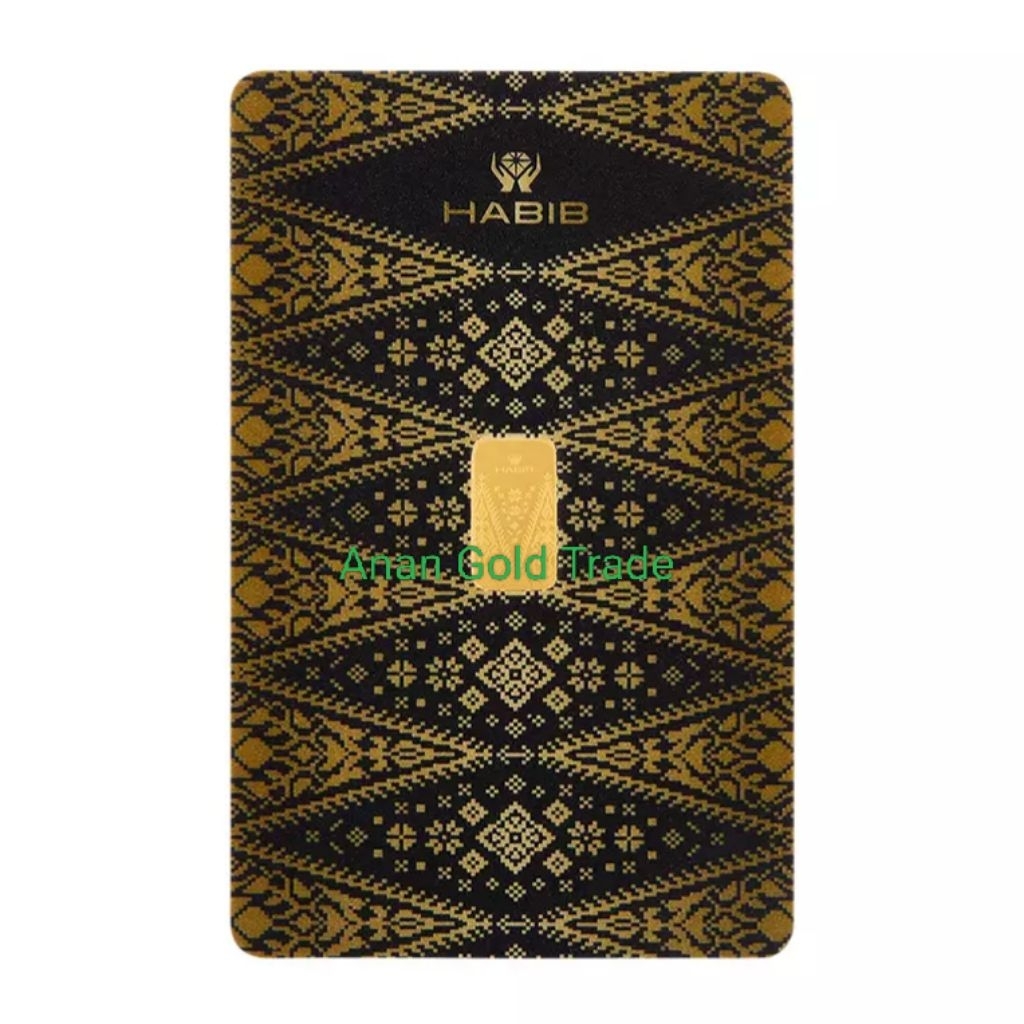 Habib Gold Bar 1g Songket Au 999.9 (NEW)