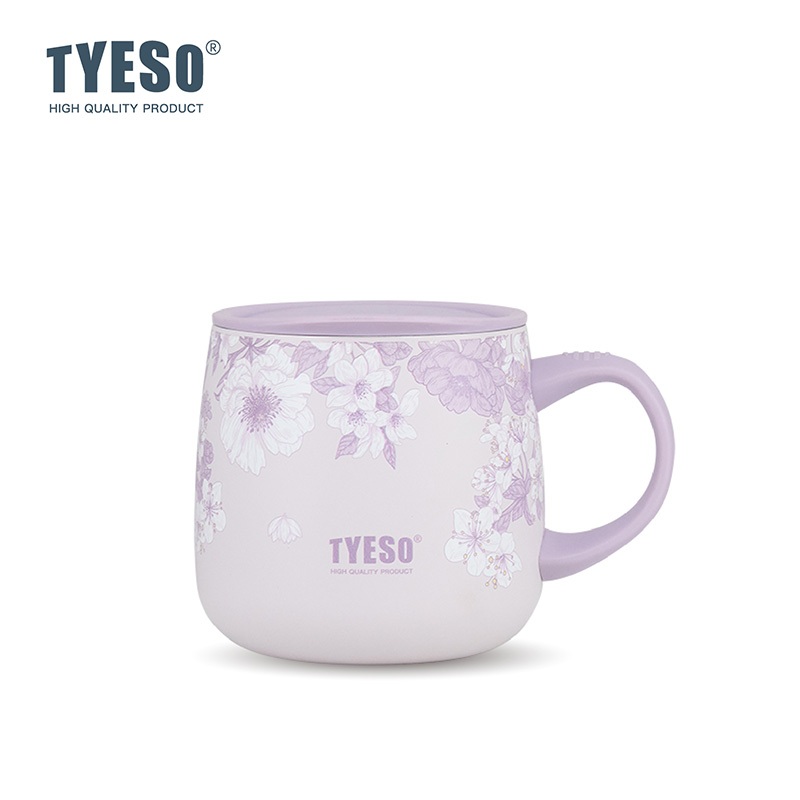 TYESO Floral In-Bloom Palette Ceramic Coffee Mug Pure Taste Temperature Retention (355ml) TS-01043