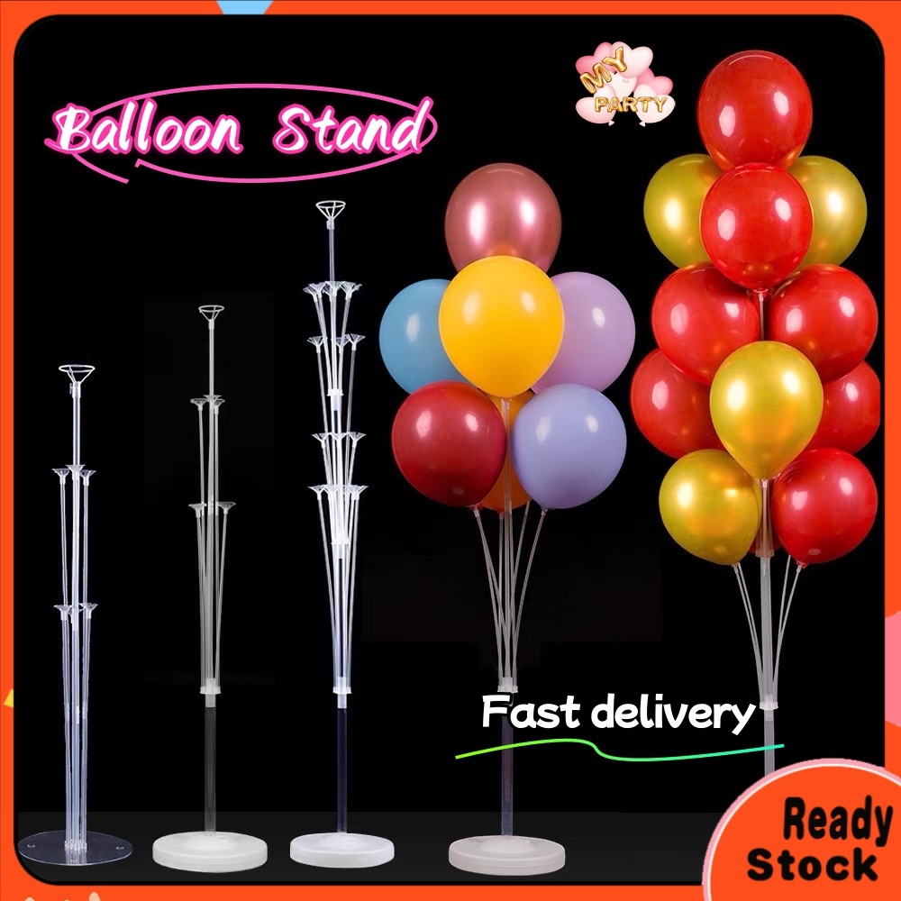 Balloon Table Stand Decor Kit Bunga Belon Hias Meja Graet for Raya Wedding Birthday Party Decorations Balloon Stand